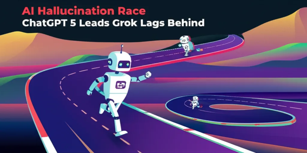 AI Hallucination Race ChatGPT 5 Leads Grok Lags Behind