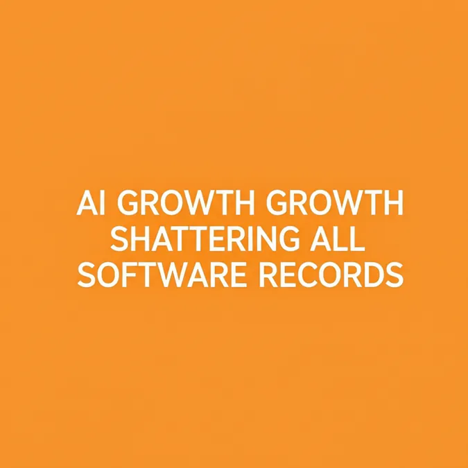 AI Growth Shattering All Software Records