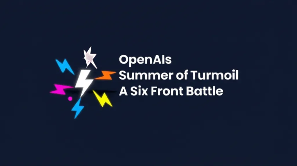OpenAIs Summer of Turmoil A Six Front Battle