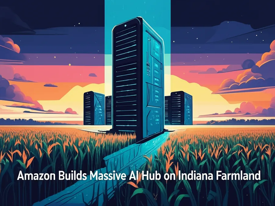 Amazon Builds Massive AI Hub on Indiana Farmland