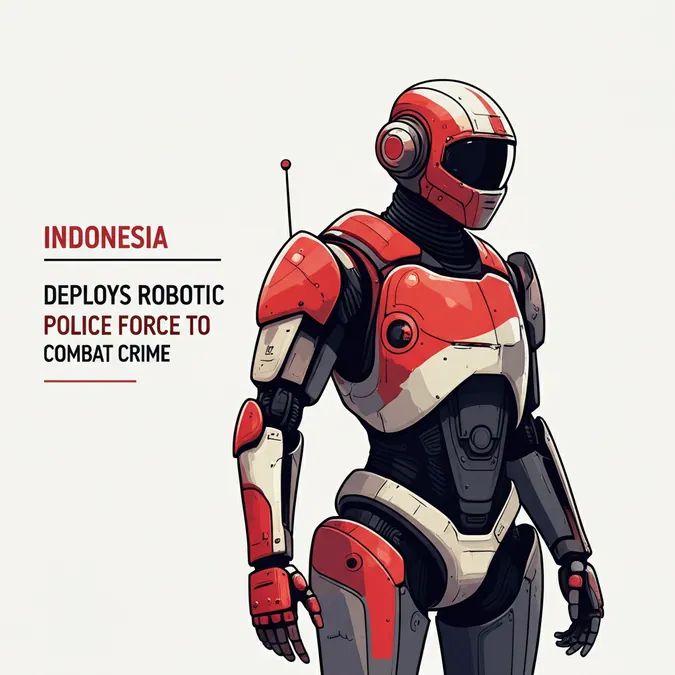 Indonesia Deploys Robotic Police Force To Combat Crime