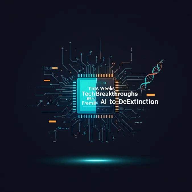This Weeks Tech Breakthroughs From AI to DeExtinction