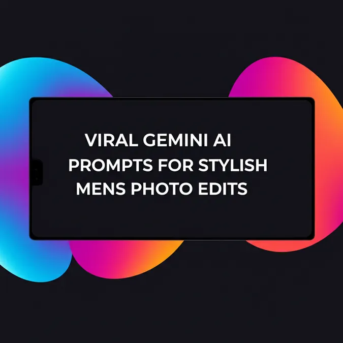 Viral Gemini AI Prompts For Stylish Mens Photo Edits