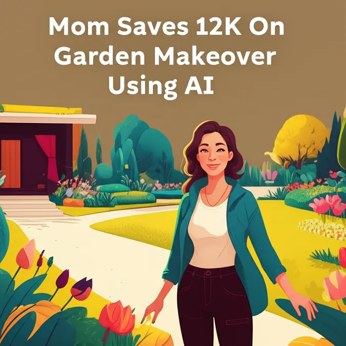 Mom Saves 12K On Garden Makeover Using AI
