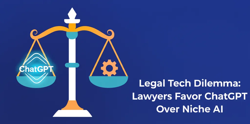 Legal Tech Dilemma Lawyers Favor ChatGPT Over Niche AI