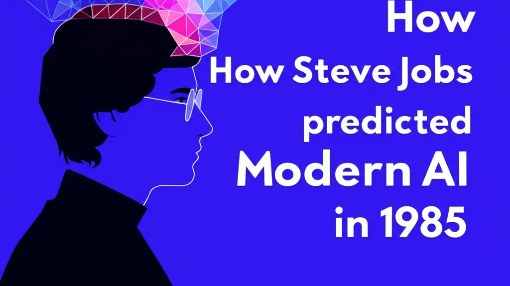 How Steve Jobs Predicted Modern AI in 1985