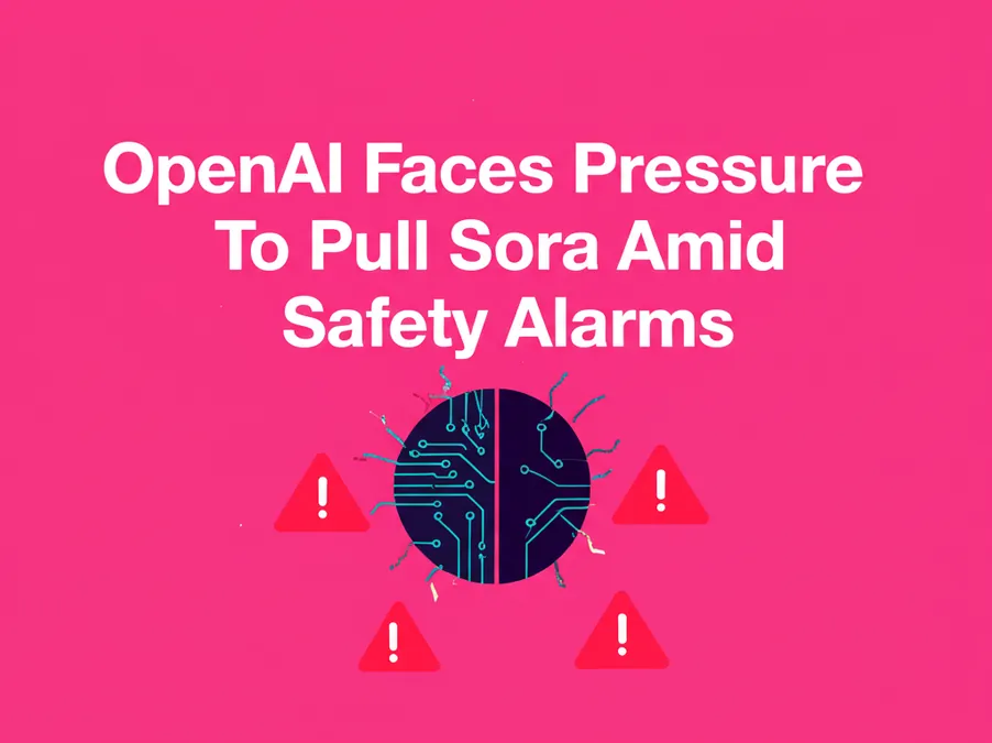 OpenAI Faces Pressure To Pull Sora Amid Safety Alarms