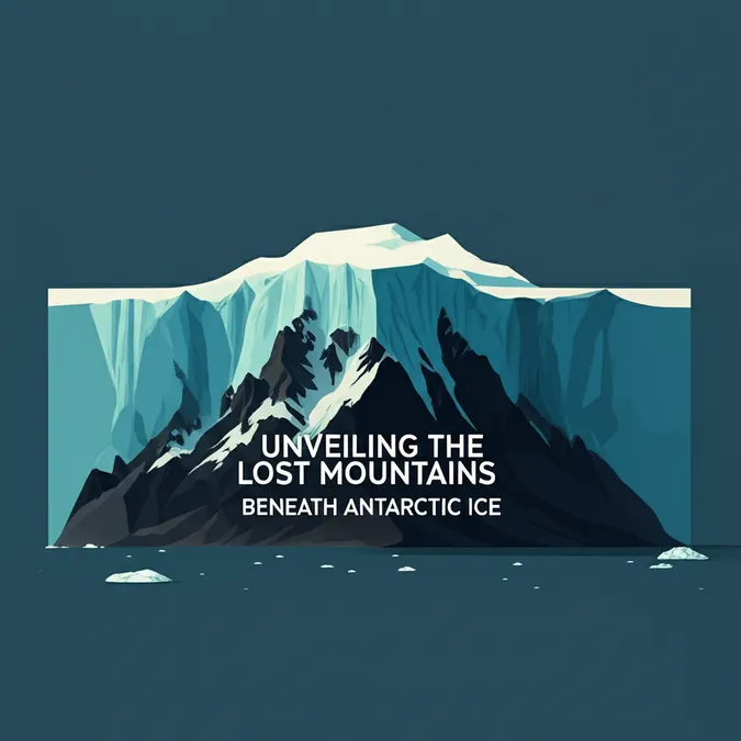 Unveiling the Lost Mountains Beneath Antarctic Ice