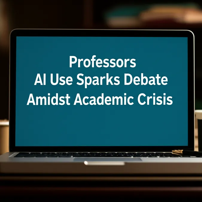 Professors AI Use Sparks Debate Amidst Academic Crisis