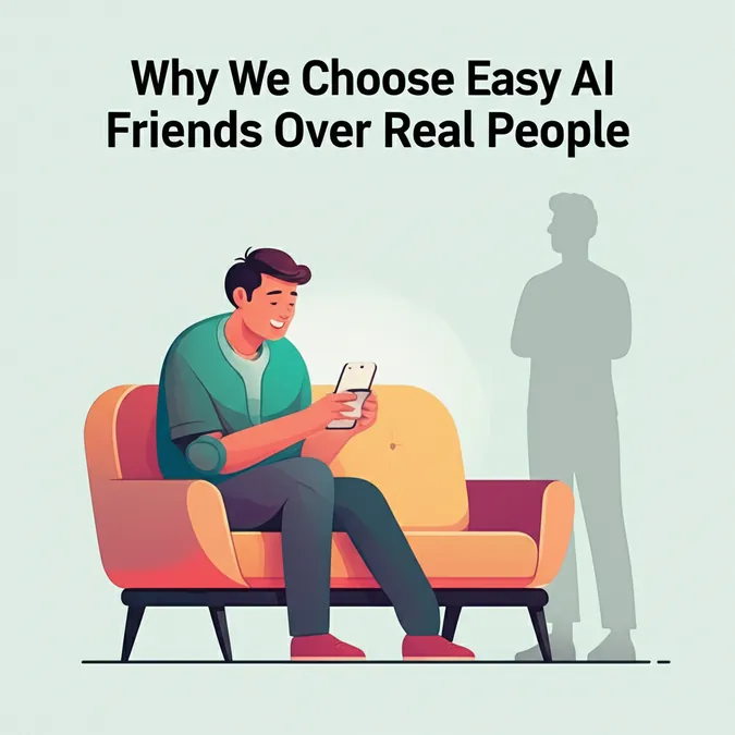 Why We Choose Easy AI Friends Over Real People