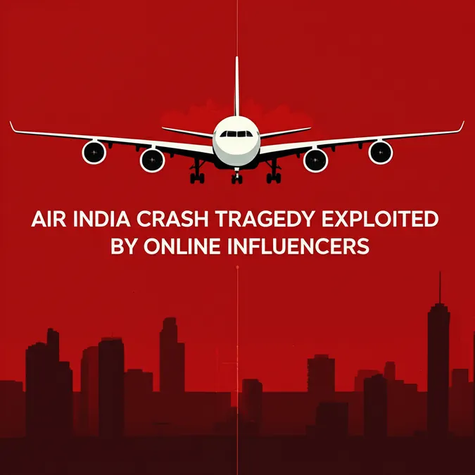 Air India Crash Tragedy Exploited By Online Influencers