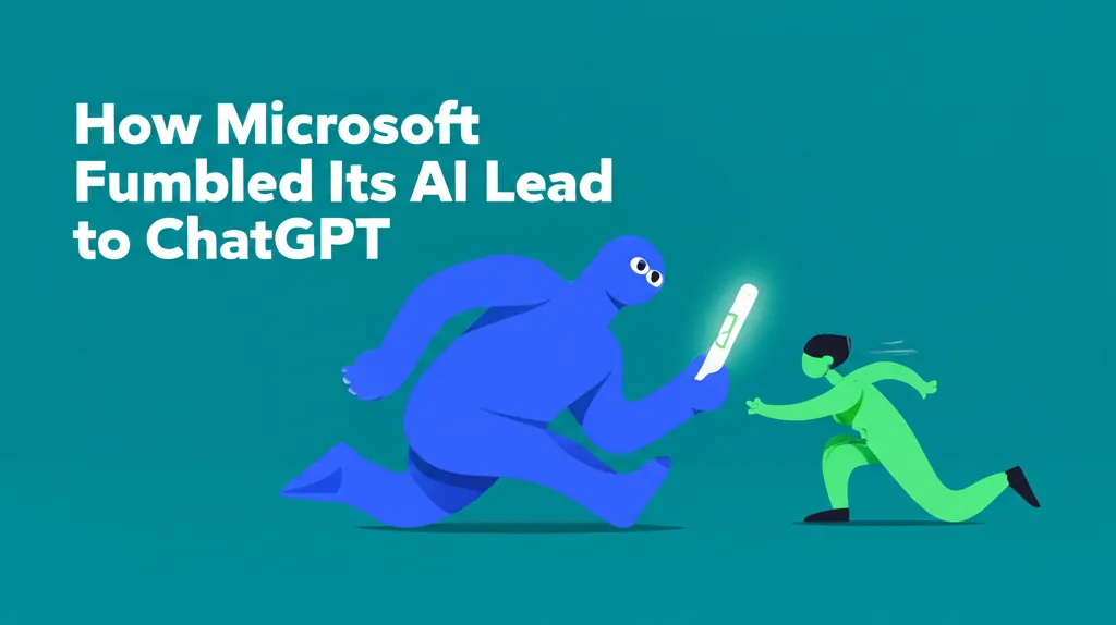 How Microsoft Fumbled Its AI Lead to ChatGPT