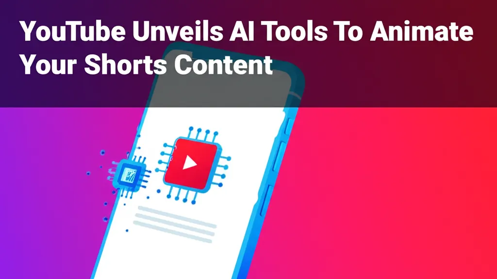 YouTube Unveils AI Tools To Animate Your Shorts Content